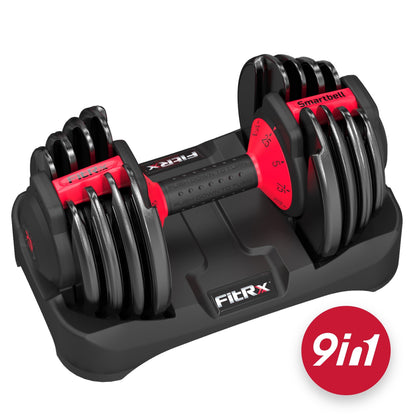 Smartbell 9-in-1 Adjustable Dumbbell Set, 25 lbs